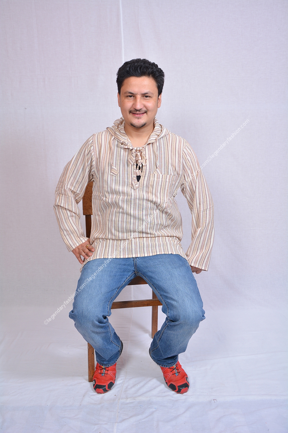 men's_hoody_kurta_white
