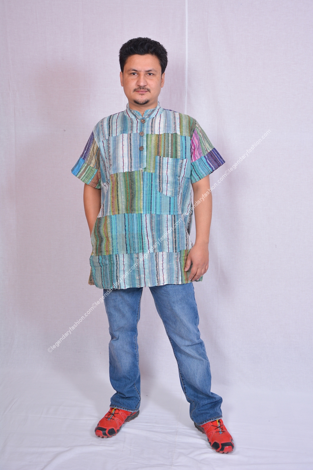 Multiple Patch work Kurta