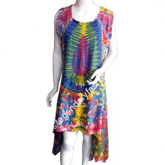 Ladies mix tie dye dress