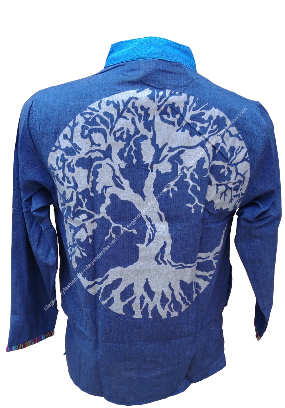 tree_kurta_blue