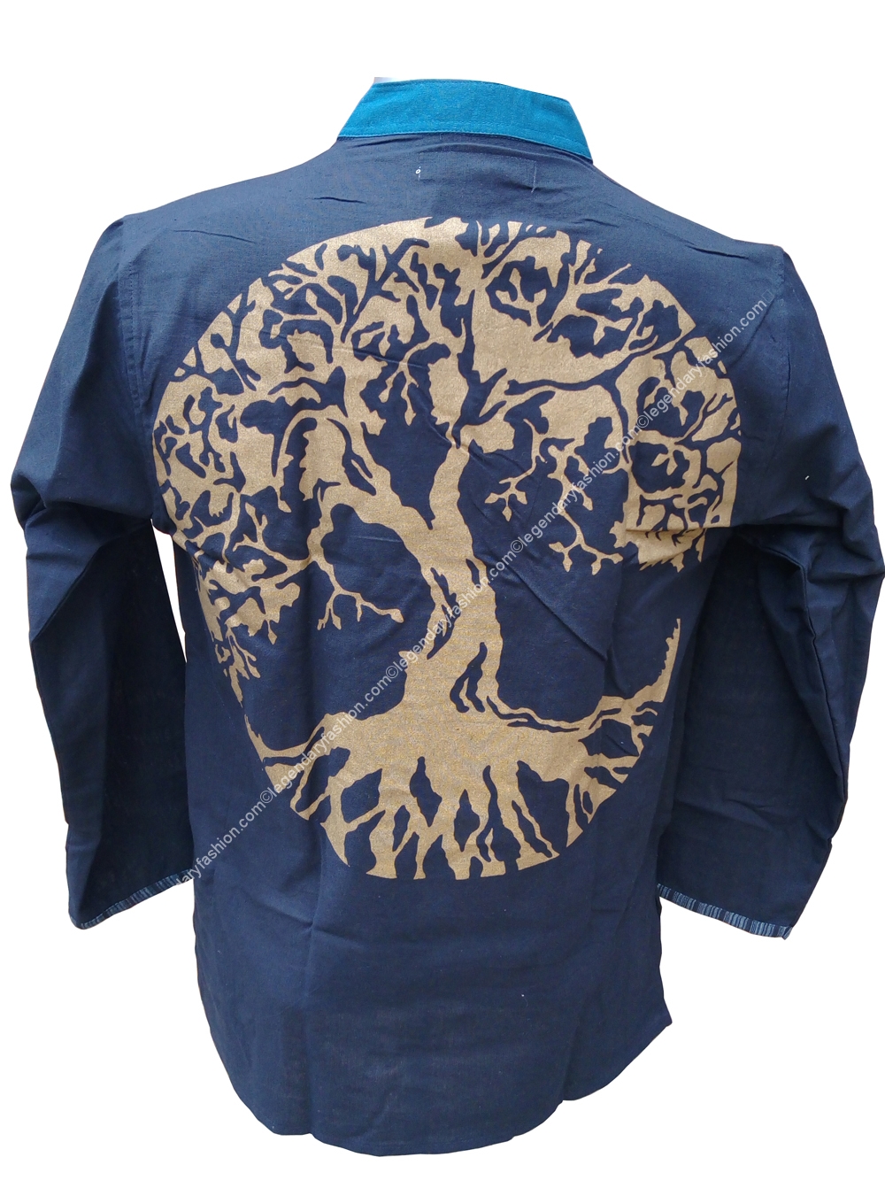 tree_kurta_black