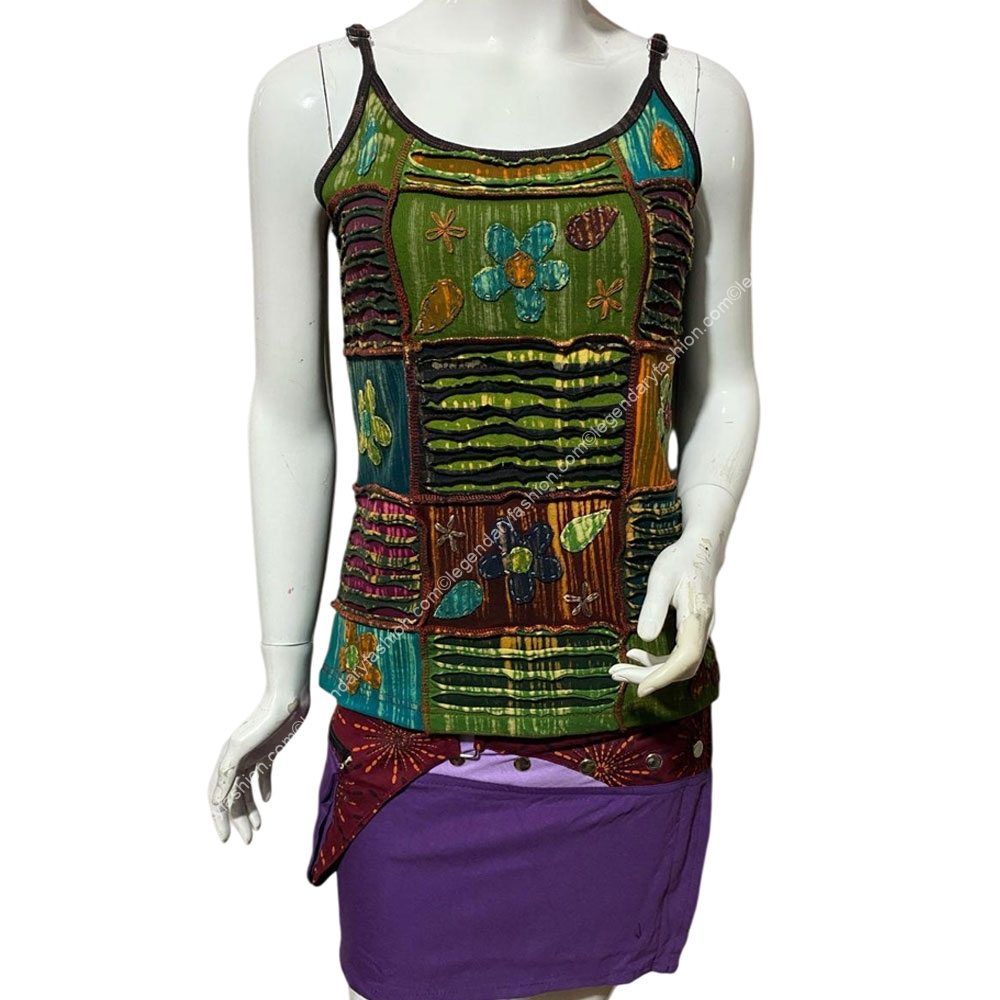 Ladies patchwork style tops