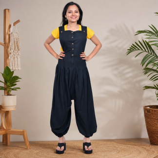 Ladies long Dungarees