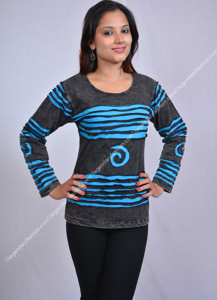Ladies razor cut tops