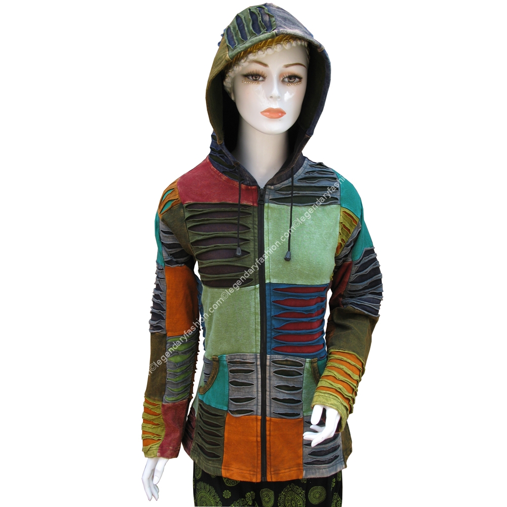 Ladies multiple patchwork Jacket