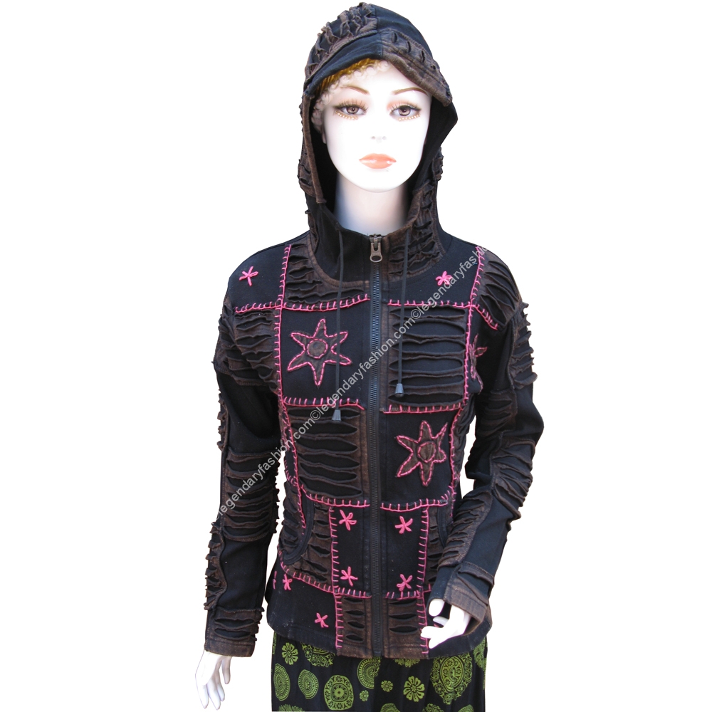 Ladies square patchwork Jacket