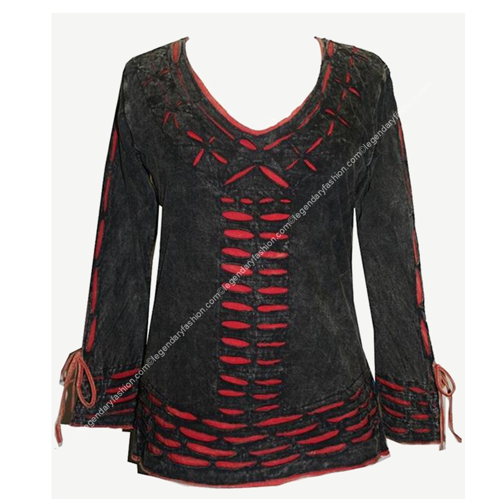 Ladies razor cut tops