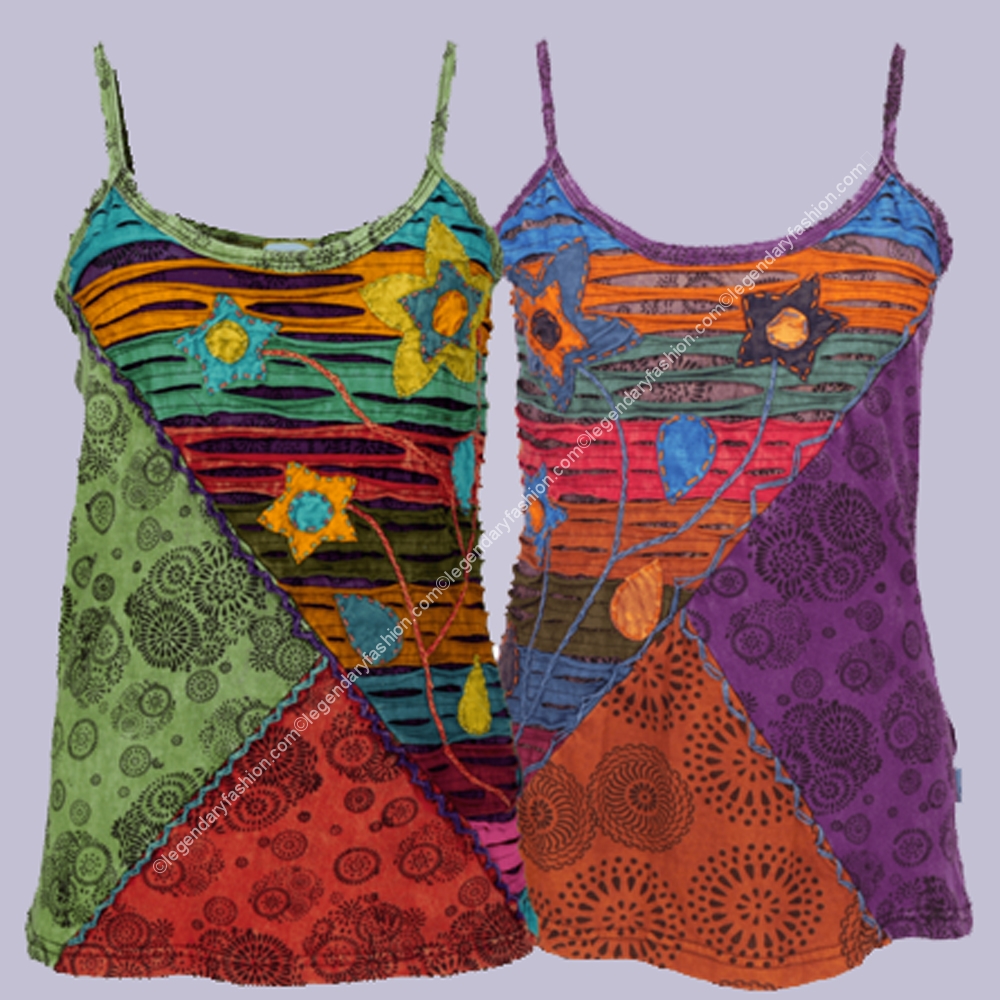 Ladies hippie tank tops