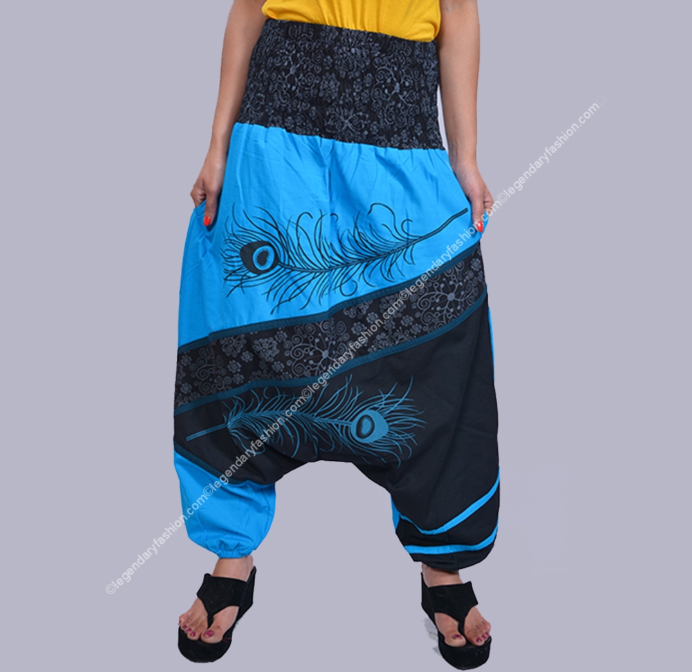 ladies_peacock_print_trouser