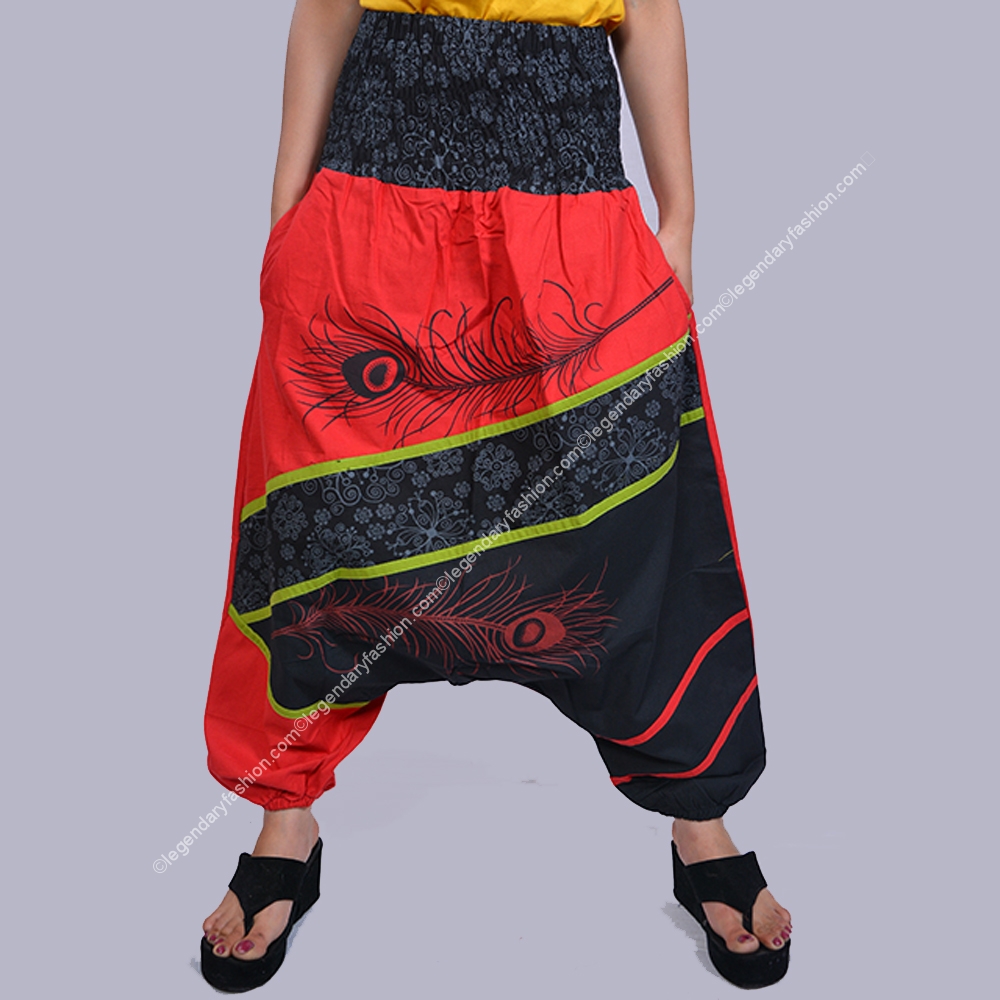ladies_peacock_print_trouser