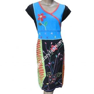Ladies bohemian razor cut dress