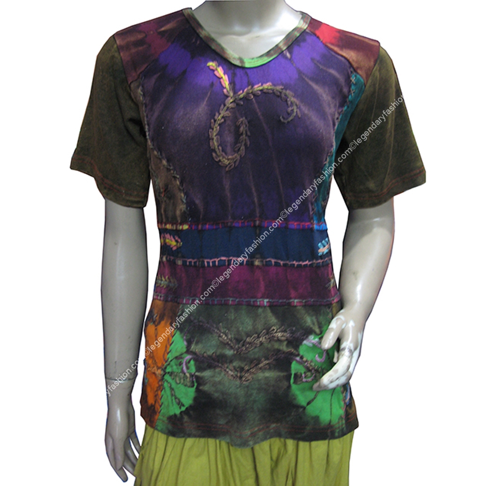 Ladies tie dye tops