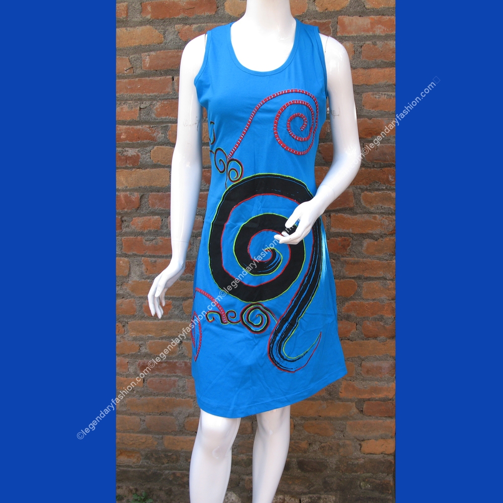 Ladies spiral style dress
