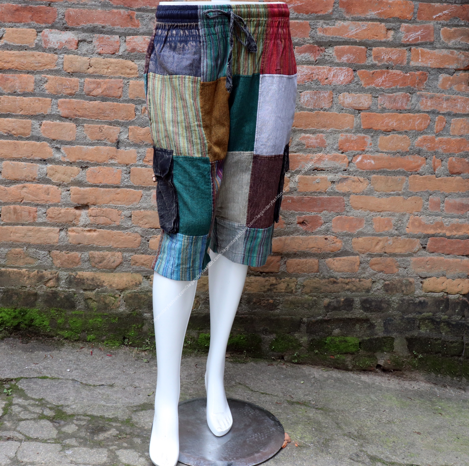 Gents patch work shorts