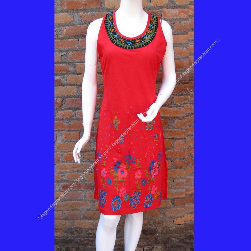 Ladies flowery print dress
