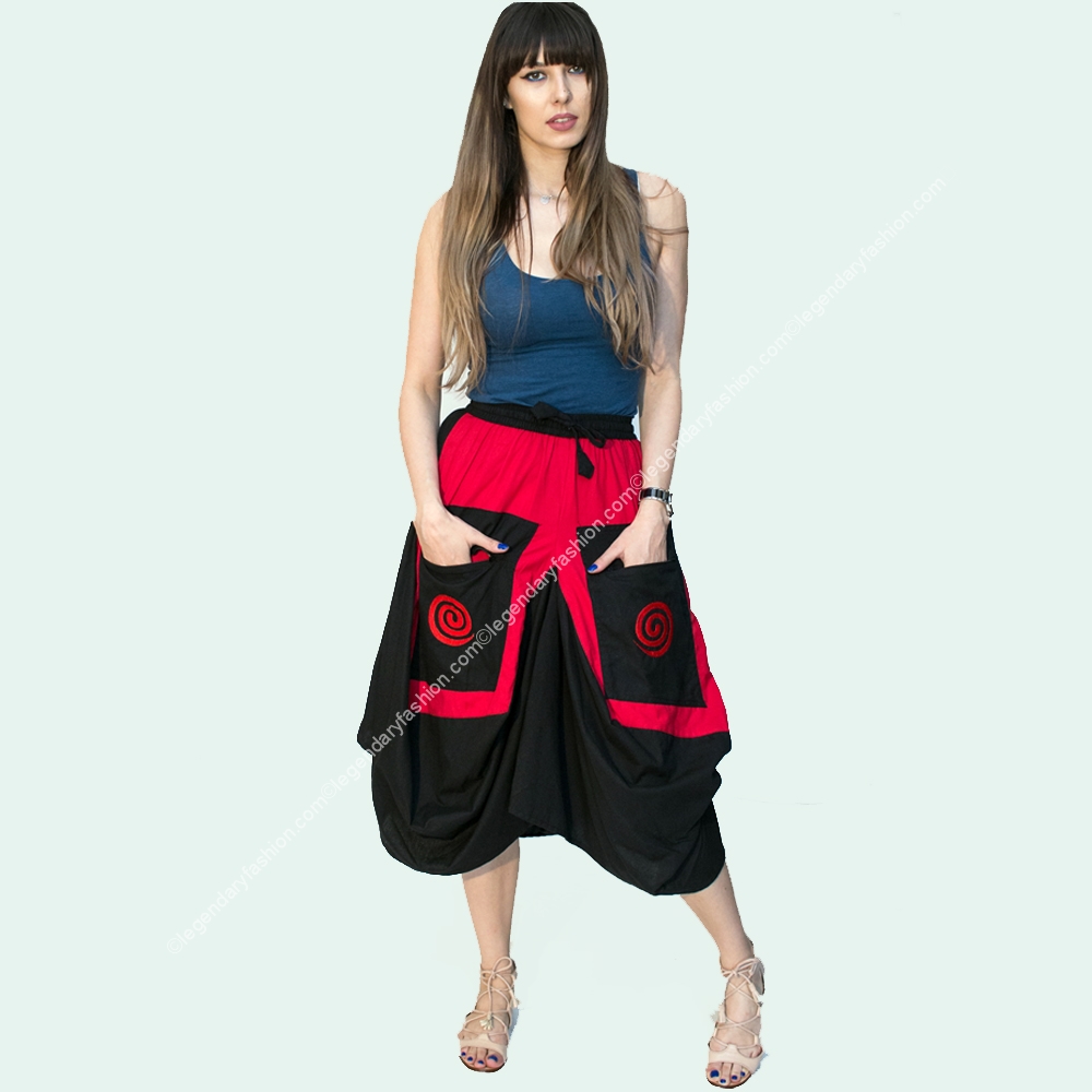 ladies knee length skirt design