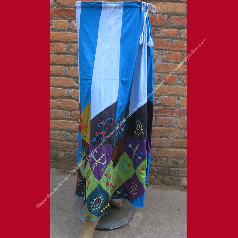 Ladies panel patch work skirts