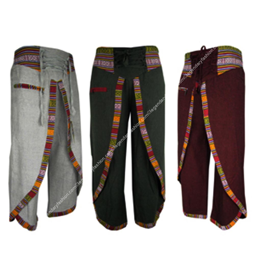 Ladies rainbow piping trouser