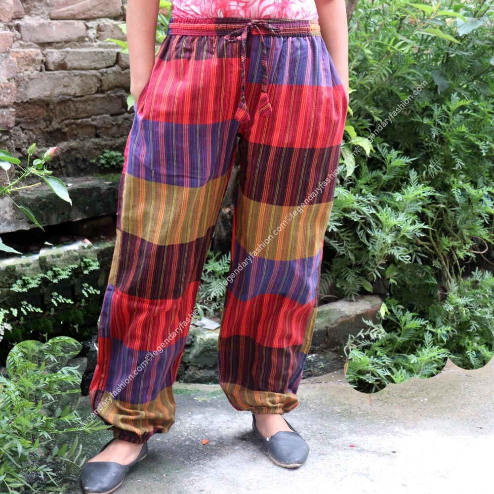 Ladies multi color pants