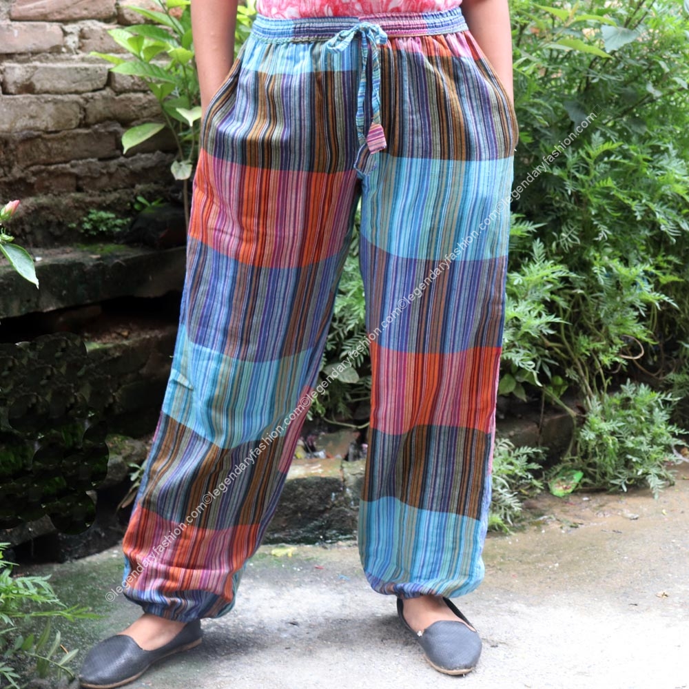 Ladies multi color pants