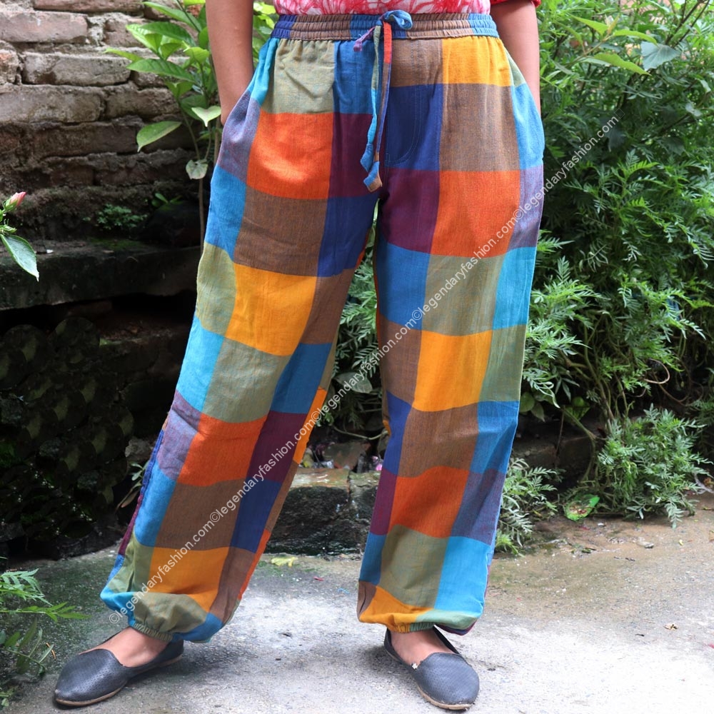 Ladies multi color pants