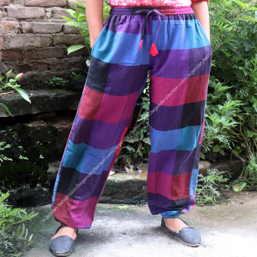 Ladies multi color pants