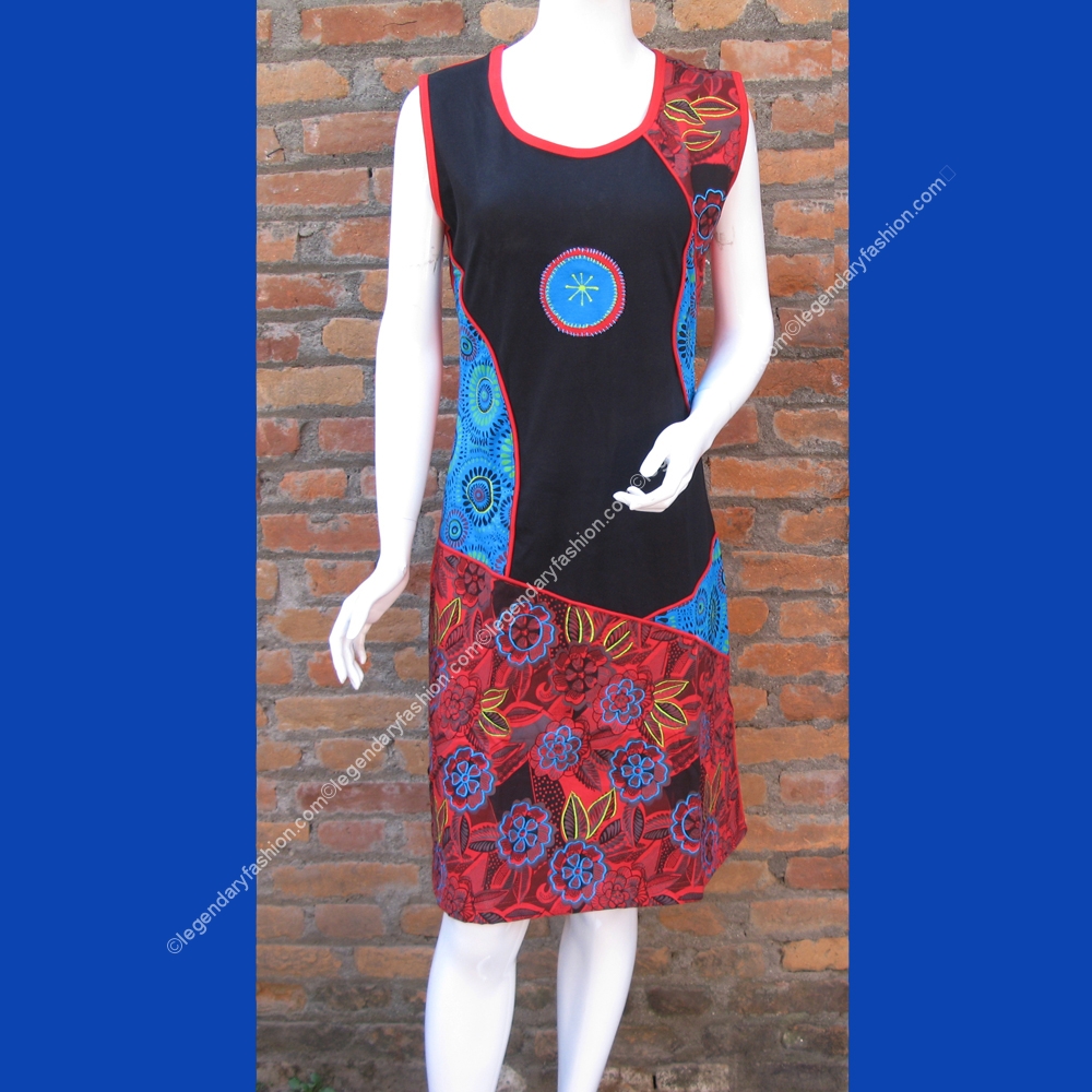 Ladies flower print dress