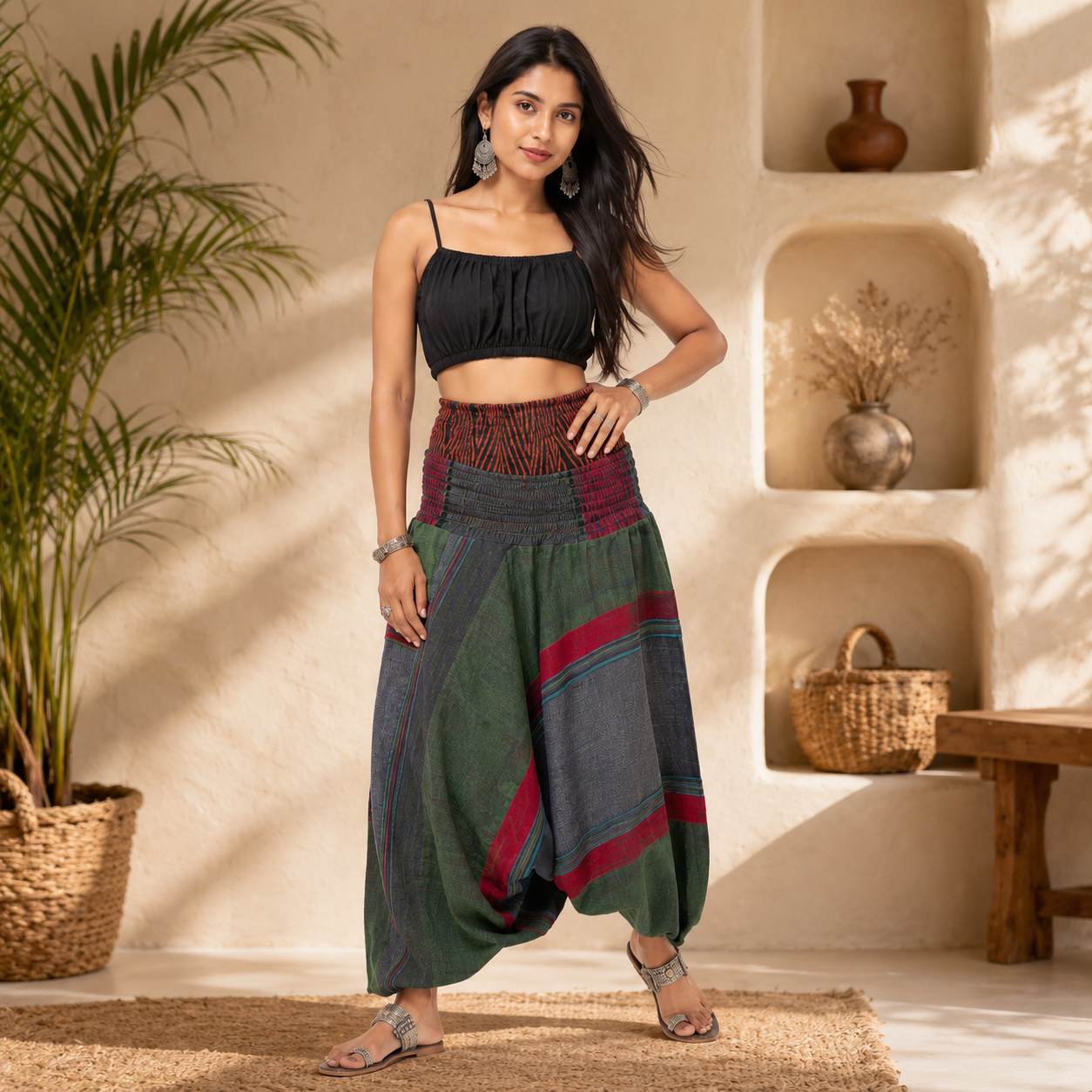 Aladdin multi mix trouser2