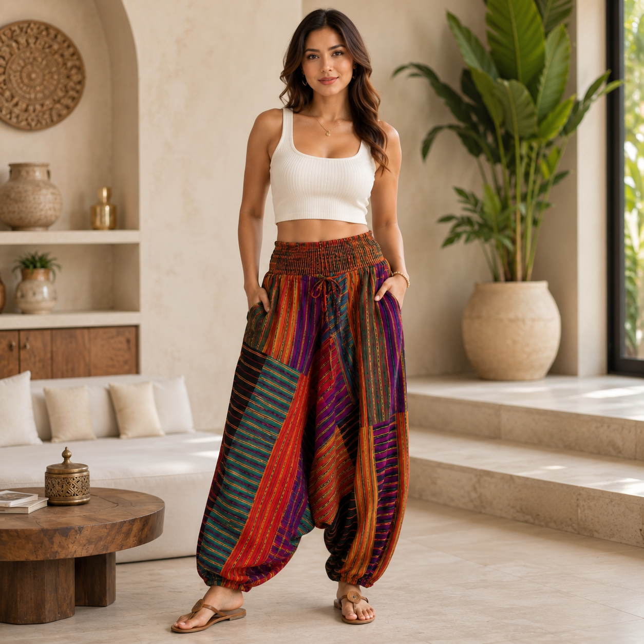 Aladdin multi stripe trouser - Image 3