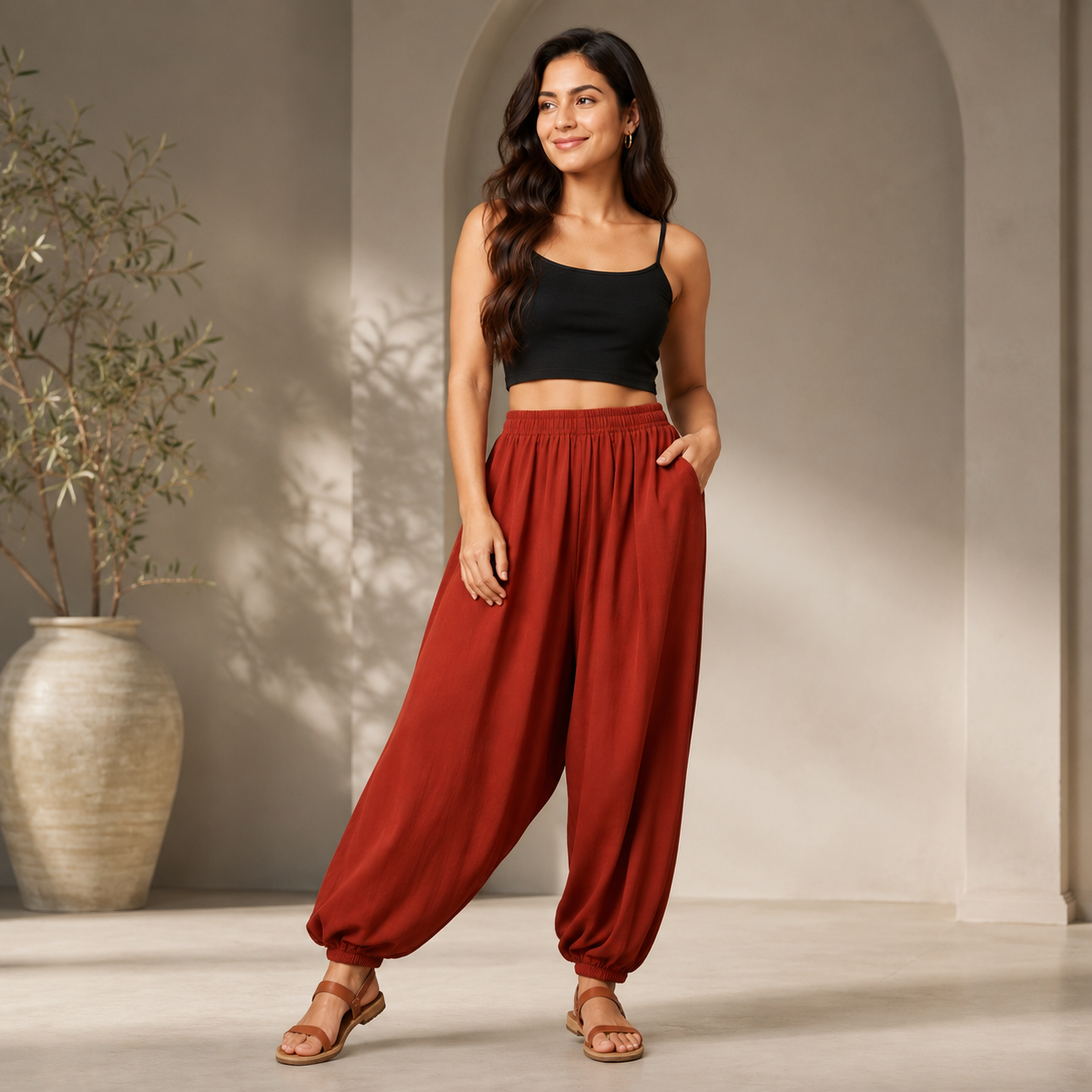 Aladdin plain Trouser - Image 3