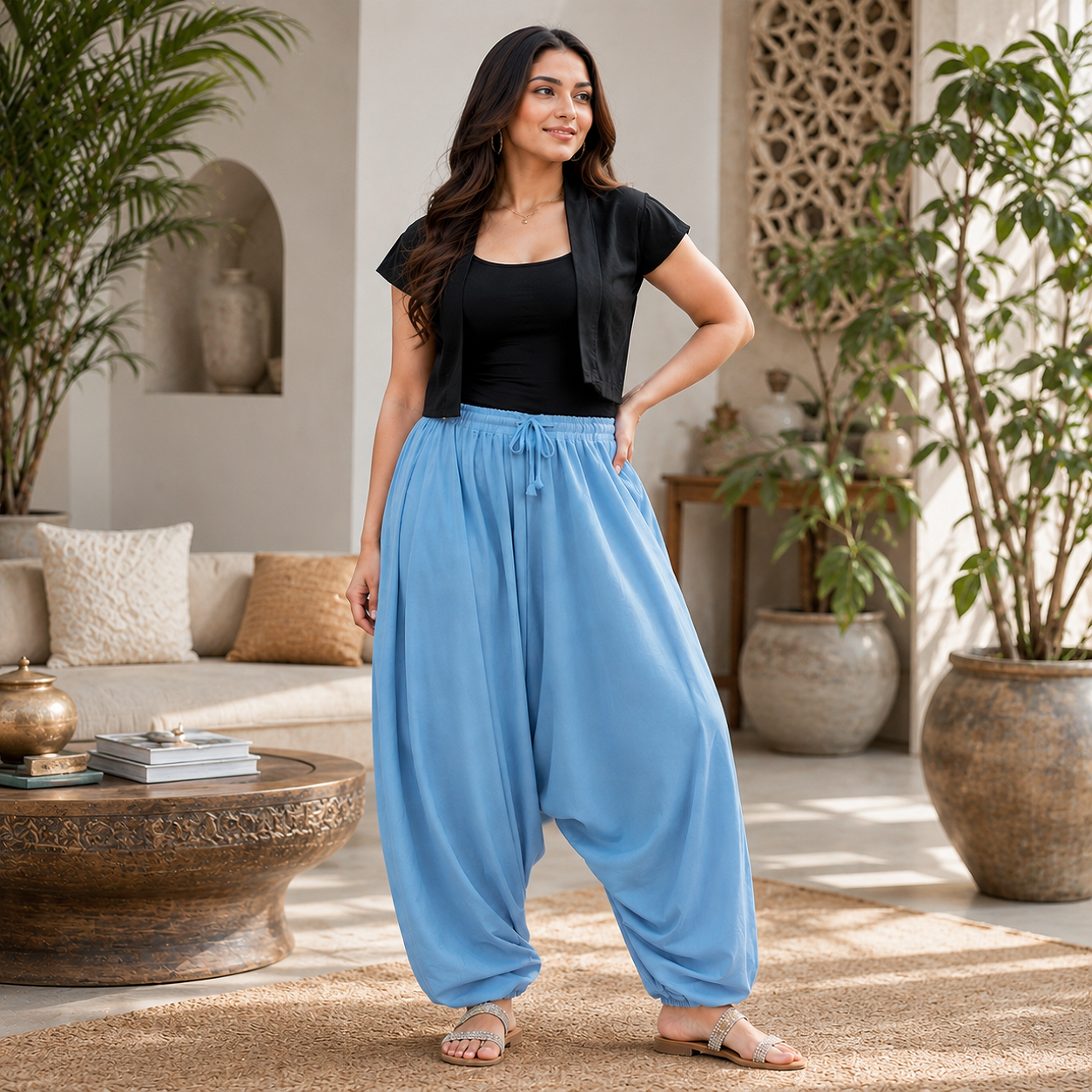 Aladdin plain trouser1