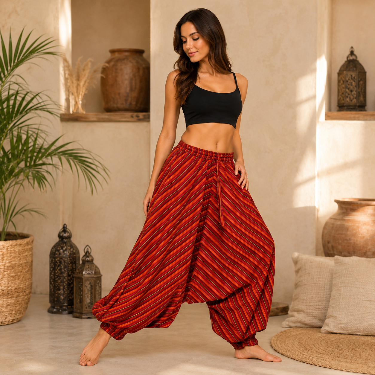 Aladdin stripe Trouser1