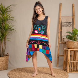 Ladies patchwork dress
