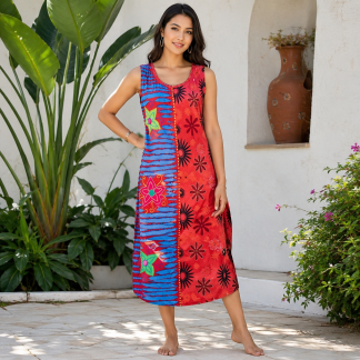 Ladies printed dress