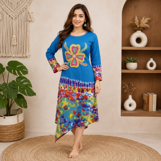 Ladies tie dye dress