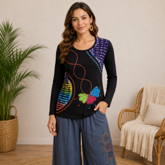 Tops: Blouse (Long sleeve)