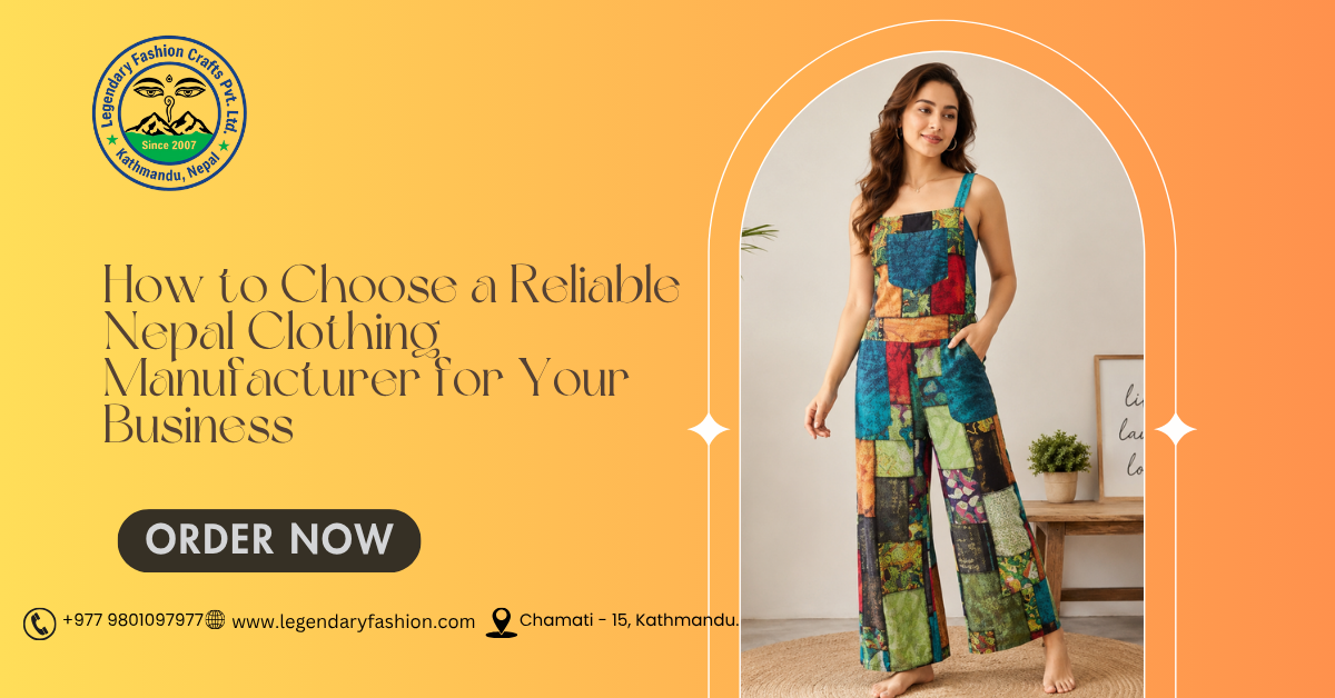 How to Choose a Reliable Nepal Clothing Manufacturer for Your Business